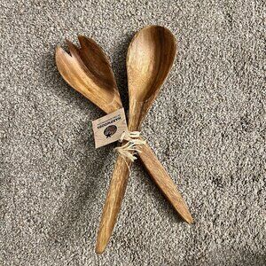 NWT - Wooden salad fork / spoon - Hawaii